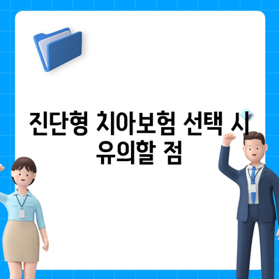 진단형 치아보험 보장 내용 숙지하기