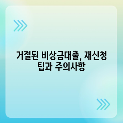 카카오뱅크 비상금대출 거절