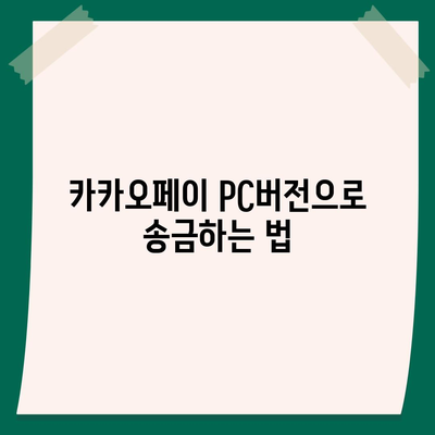 카카오페이 pc버전