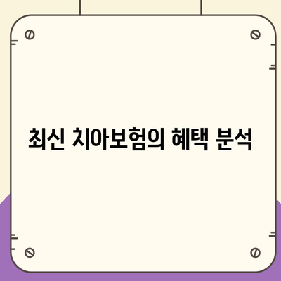 최신 치아보험 가입 팁 요약 정리