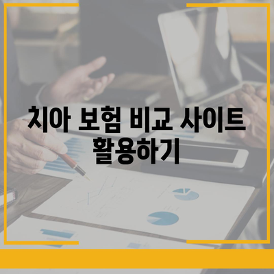 가장 저렴하게 치아 보험 가입하는 방법