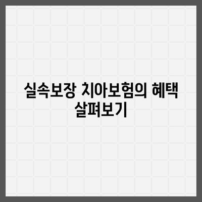 실속보장 치아보험 가입에 필요한 핵심 내용과 면책 기간 알기