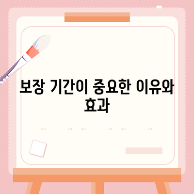 치아보험 가입 후 보장 기간 이해하기