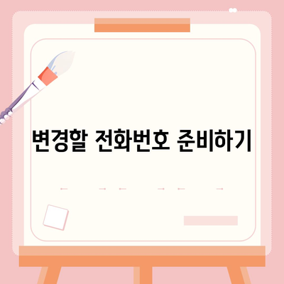 카카오톡 전화번호 간편 변경 가이드