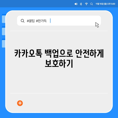 카카오톡의 놀라운 복구 사례