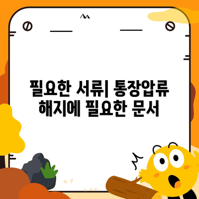 카카오뱅크 통장압류 해지 방법