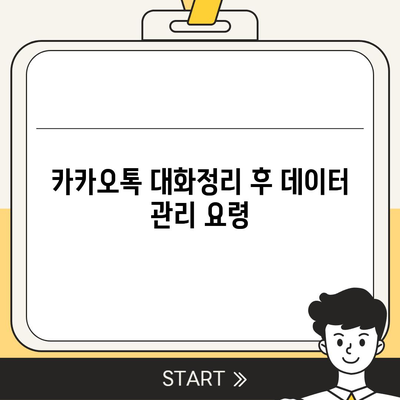 카카오톡 대화정리