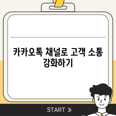 홈페이지 대신 카카오톡 채널 개설