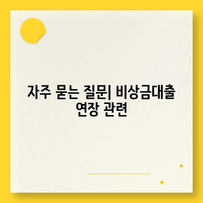 카카오뱅크 pc버전 비상금대출 연장