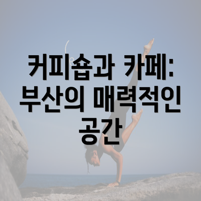 커피숍과 카페: 부산의 매력적인 공간