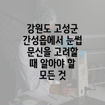 강원도 고성군 간성읍에서 눈썹 문신을 고려할 때 알아야 할 모든 것