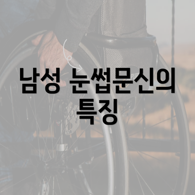 남성 눈썹문신의 특징