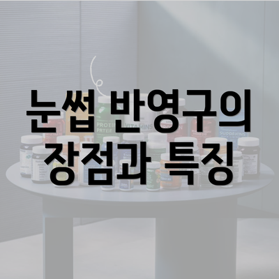 눈썹 반영구의 장점과 특징