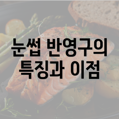 눈썹 반영구의 특징과 이점