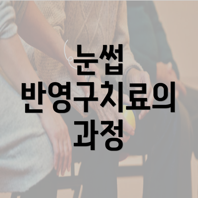 눈썹 반영구치료의 과정