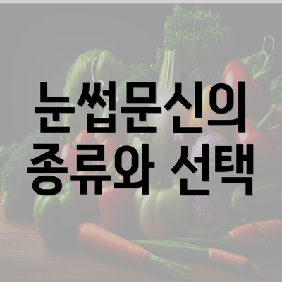 눈썹문신의 종류와 선택