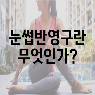 눈썹반영구란 무엇인가?