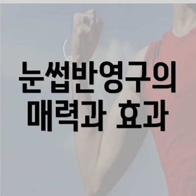 눈썹반영구의 매력과 효과