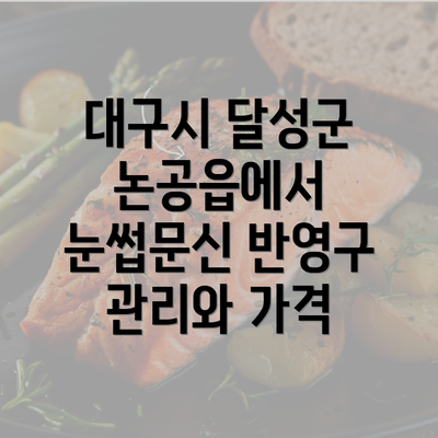 대구시 달성군 논공읍에서 눈썹문신 반영구 관리와 가격