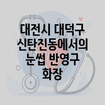 대전시 대덕구 신탄진동에서의 눈썹 반영구 화장