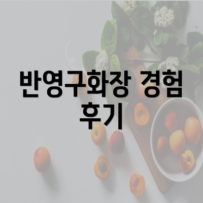 반영구화장 경험 후기