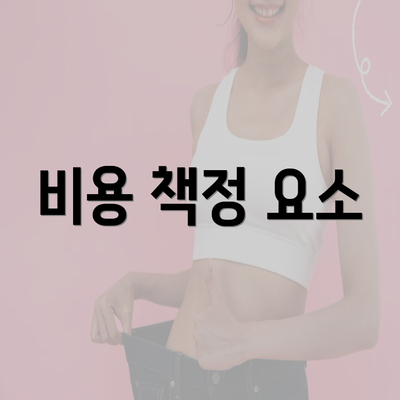 비용 책정 요소