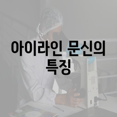 아이라인 문신의 특징