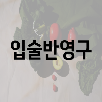 입술반영구