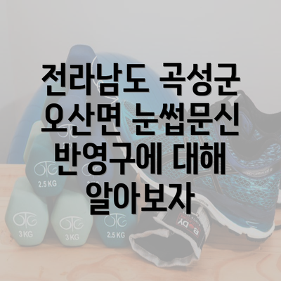 전라남도 곡성군 오산면 눈썹문신 반영구에 대해 알아보자