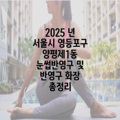 2025 년 서울시 영등포구 양평제1동 눈썹반영구 및 반영구 화장 총정리