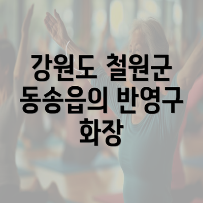 강원도 철원군 동송읍의 반영구 화장