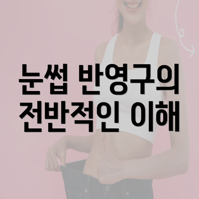 눈썹 반영구의 전반적인 이해