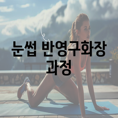 눈썹 반영구화장 과정