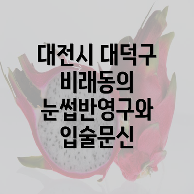 대전시 대덕구 비래동의 눈썹반영구와 입술문신