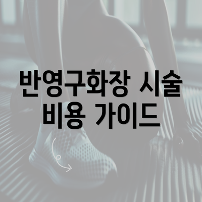 반영구화장 시술 비용 가이드