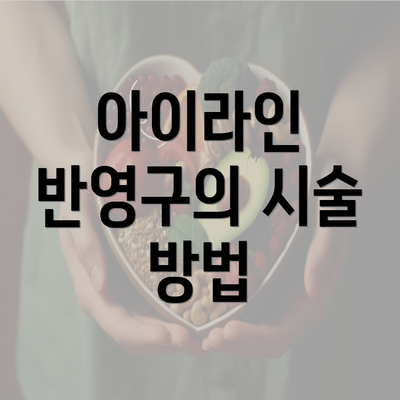 아이라인 반영구의 시술 방법