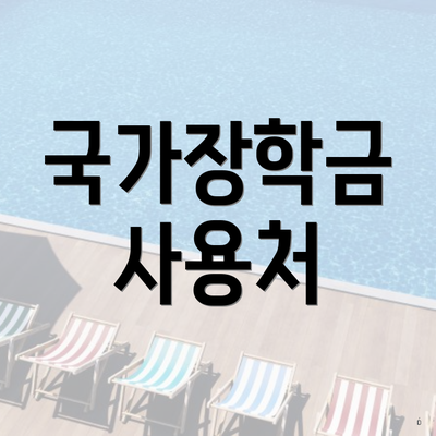 국가장학금 사용처