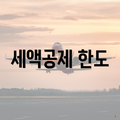 세액공제 한도