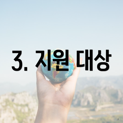 3. 지원 대상