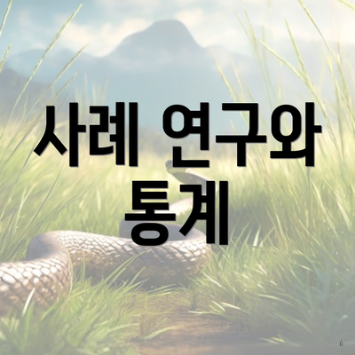 사례 연구와 통계
