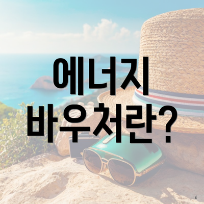 에너지 바우처란?