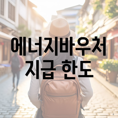 에너지바우처 지급 한도