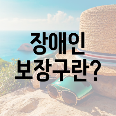 장애인 보장구란?