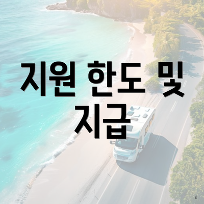 지원 한도 및 지급