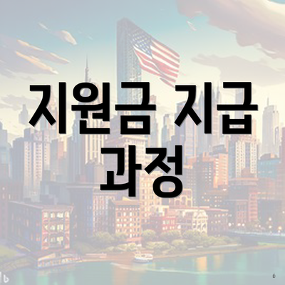 지원금 지급 과정