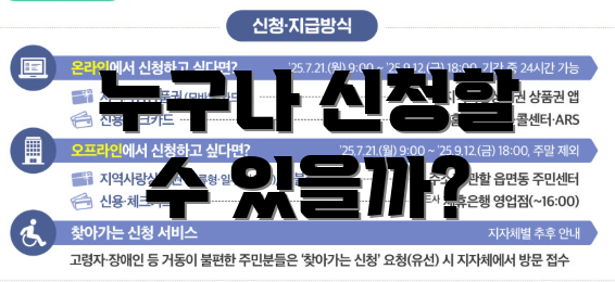 누구나 신청할 수 있을까?