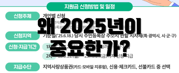 왜 2025년이 중요한가?