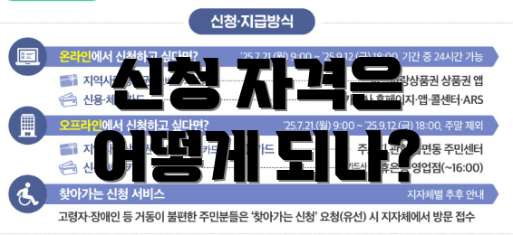 신청 자격은 어떻게 되나?