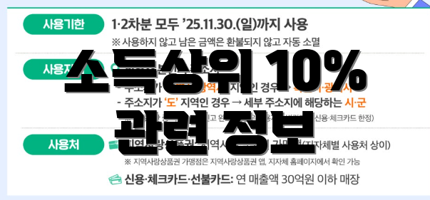 소득상위 10% 관련 정보