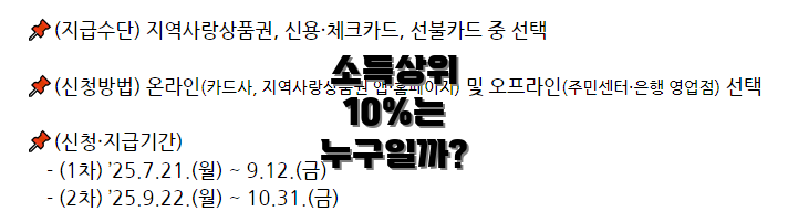 소득상위 10%는 누구일까?